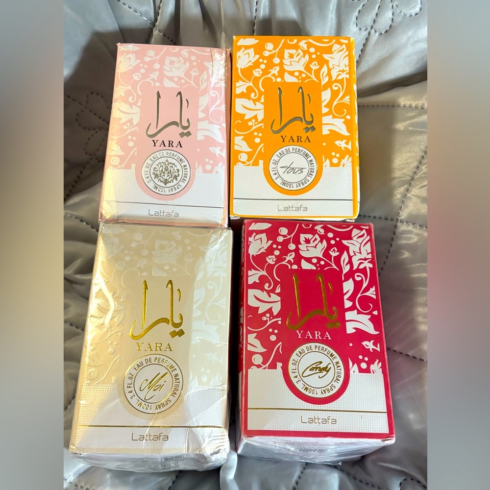 Set of 4 Lattafa Yara Perfume 100ml.
